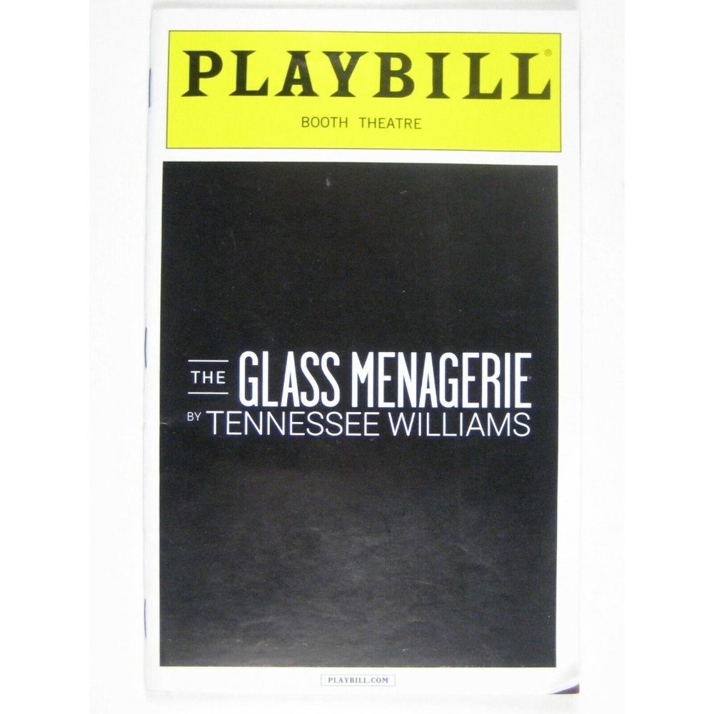 Glass Menagerie Playbill December 2013 Cherry Jones Zachary Quinto Keenan NYC